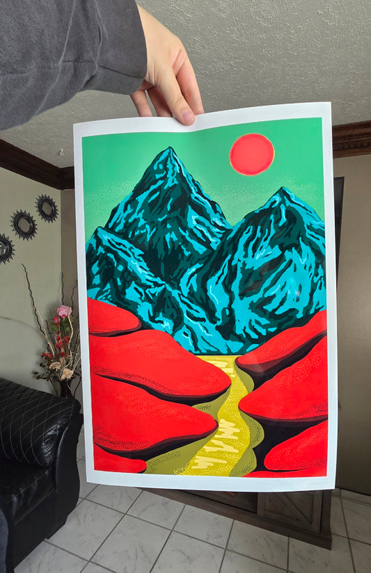 Vivid Poster - Mountains