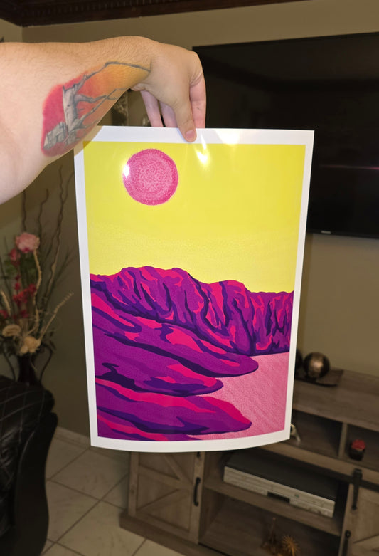 Vivid Poster - Dunes