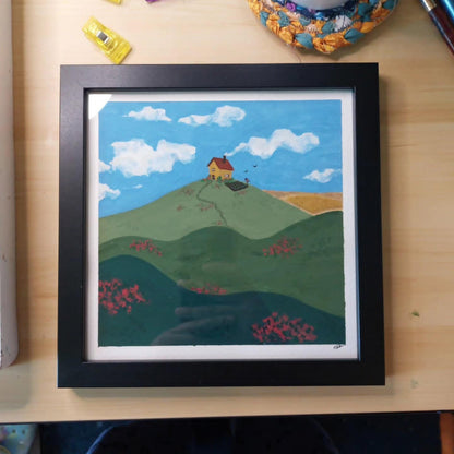 Original "House in the Hills" Painting