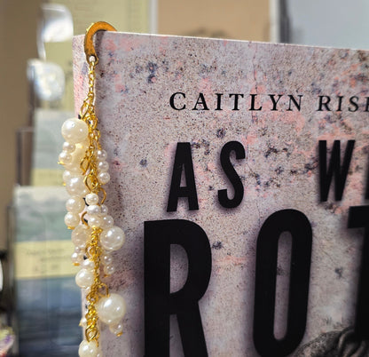 Metal Drops of Pearl Bookmark